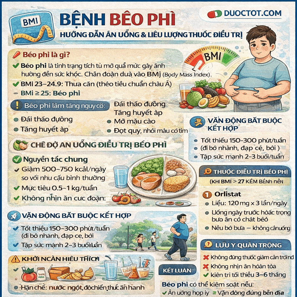 Nỗi lo béo phì và cách điều trị Nỗi lo béo phì và cách điều trị